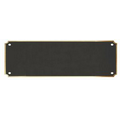 Blank Perpetual Plaque Plates with Gold Border (2-3/4" x 6-1/2")